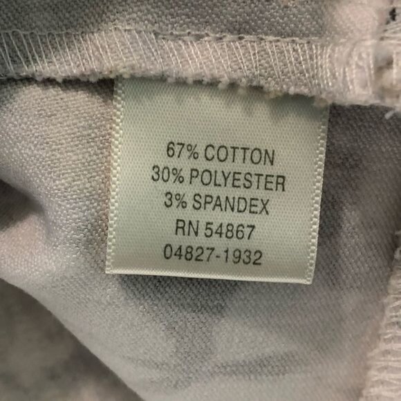 Christopher & Banks Stretch Floral Print Jacket Womens size Large Cream Green - Picture 5 of 5